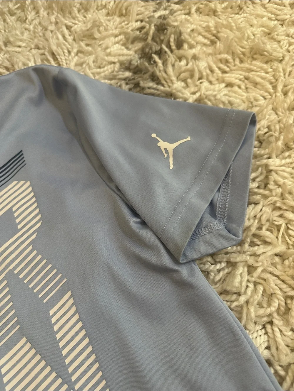 Nike Air Jordan Blue Shirt